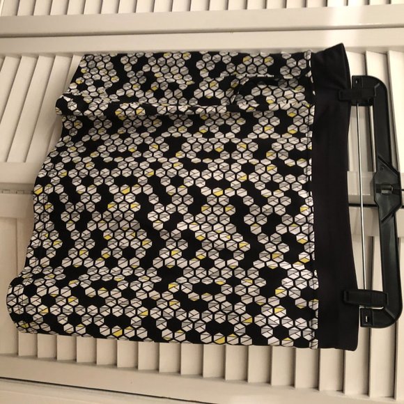 Callaway skort geometric print black and white, L - Picture 3 of 7